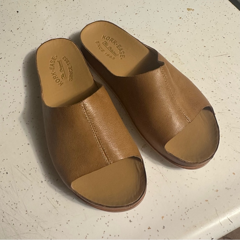 Kork-Ease Tan Leather Sandals